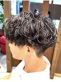 メンズカット/谷町四丁目/メンズパーマ/波巻きスパイラル