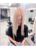 ミルクティーカラー[ネビージュ/黒髪/小顔/新宿]