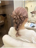 20代30代大人可愛いお呼ばれパーティーヘアセット