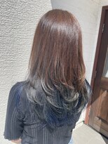 アーキヘアーカリス(archi hair charis)&nbsp;ミディアムレイヤー×インナーカラー