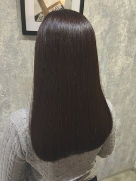 ジーナ 博多(Zina) 髪質改善カラー/ラベンダーブラウン/ショコラブラウン