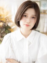 カバーヘア ブリス 大宮西口(COVER HAIR bliss)&nbsp;ヘルシースタイルかきあげバング前下がりボブh3大宮20代30代40代