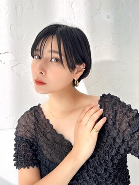 ラフィス ヘアーヴェイル 梅田店(La fith hair vail) 【La fith】ハンサムショート×美シルエット×シースルーバング