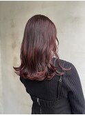 ブリーチなしwカラーで作る高発色カシスカラー！