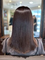 ヘアリゾート粋 ティガ 池袋店(tiga) ストレートロング/透明感カラー/チャコールグレー