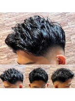 アールドボーテ 理容室(R de Beaute)&nbsp;銀座 ミドルフェード フェザーアップ <理容室>