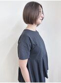 ＊大人ボブ顎ラインボブ前下がりボブ切りっぱなしボブ耳かけボブ