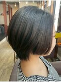 清潔感溢れる◎丸みショートボブ/髪質改善/ボブ/レイヤー