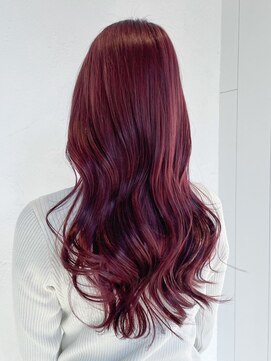 シオン(shion) 韓国ヘア顔周りレイヤーロングブリーチ_ba540911