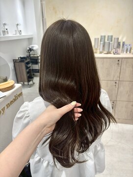 ビューバイネオリーブ 用賀店(Beau'r by neolive) 大人ガーリーダークアッシュ似合わせカットミディアムレイヤー