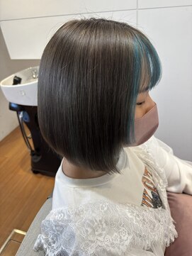 アニュー 大宮店(ANEW) グレー×ターコイズインナー