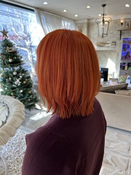 シャンティ 平岸店(Shanti) ○ブリーチカラー/ペールオレンジ○ 菅野裕太