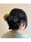 タイトリボンシニヨン