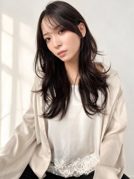 ユイマァル 岡山(YUIMARL) 岡山レイヤーカット20代30代髪質改善ブラウンカラー顔周りカット