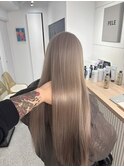 ダークパープルナチュラルショート夏のヘアアレンジ原宿