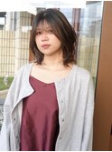 ミディアムヘア/ミディアムレイヤー/顔周り似合わせ