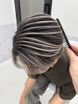 エゴル オム 名古屋栄(ENGOL homme)&nbsp;ホワイトグレーバレイヤージュ/メンズバレイヤージュ