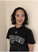 パーマ風スタイル