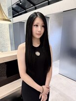インプルーヴ アートスタイルヘアー(imProve Art style hair)&nbsp;韓国風黒髪ロングヘア＆シールエクステスーパーロング♪