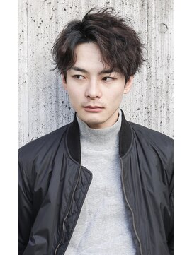 カナン(CANAAN) ★メンズヘア★マットサイドパート無造作ショートマッシュ★