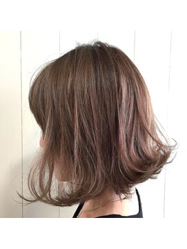 ノット 成田公津の杜(Knot) 外国人風ハイライト×外ハネ×ヌーディーカラー☆