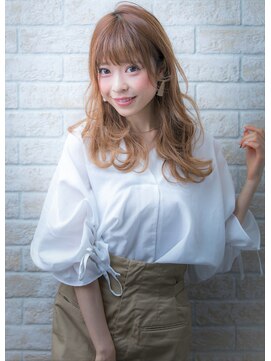ヘアーアートシフォン 池袋西口店(Hair art chiffon) デザインカラー丸みショート無造作カールボブディイルミナカラー