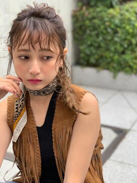 オースティン 錦糸町(AUSTIN) AUSTIN イルミナカラーが際立つ編み込み着付けヘアセット