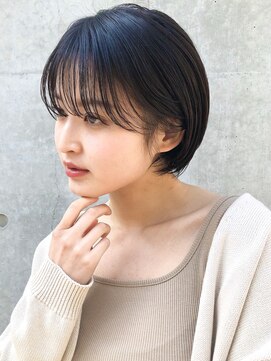 ミィ 表参道(mee.) 【mee.】 スリークボブ厚めバングローライト