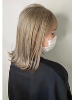 【表参道　roijir】ハイトーンベージュカラー