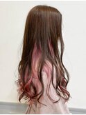 愛されベージュ×インナーピンク