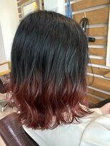 ルー(loup)&nbsp;グラデーション/レッド/暖色系カラー/レッドグラデーション