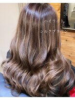 ネスタ ヘアー グラウンド(NESTA hair ground)&nbsp;ハイライト×シルクブラウン