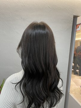 シェル 国分寺(shell) 透明感×艶感の暗髪カラー♪スモーキーグレージュ