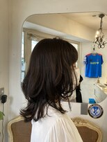 アミュレ(Amule)&nbsp;大人のあか抜け◎ひし形くびれセミディヘア梅ヶ丘美容室下北沢