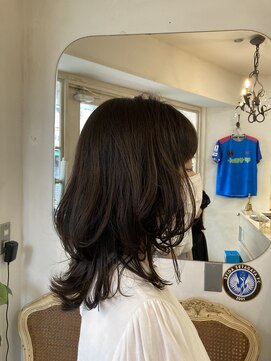 シェノン(CHAINON) 大人のあか抜け◎ひし形くびれセミディヘア梅ヶ丘美容室下北沢