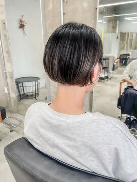 ノード(NODO) ミニマムボブ＋ハイライトカラー