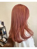 ハイトーン×ピンクカラー