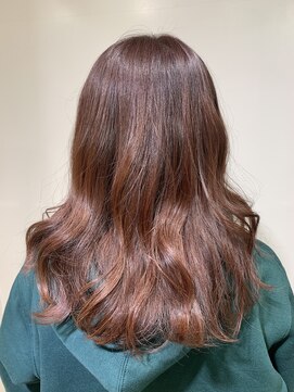 アズール 草加(azule) イルミナカラー　艶カラー　ピンク