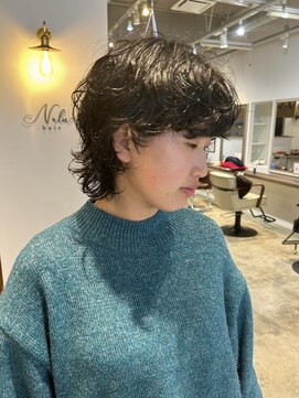 アンユヘアー 与野駅前店(unu.hair) 似合わせカット/ウルフパーマ