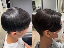 【『なりたい！』を叶える縮毛矯正！】マッシュ風・センターパートなど、理想のスタイル叶えます１