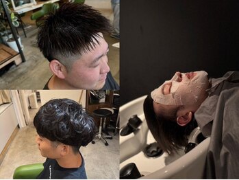 ヘアジェニー(hair Jenny)の写真/メンズ向け上質なトータルケア◎資生堂の高濃度炭酸パック、フェイスケアで潔感溢れる男性へ。