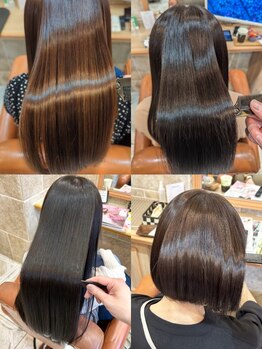 シャンティ 平岸店(Shanti)の写真/【HPBAWARD 2025BESTSALON SILVERPrize受賞】ダメージレス縮毛矯正・髪質改善で今までにない艶と手触りに☆