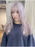 ホワイトミルクティー/レイヤー/ハイトーン【大名/天神】