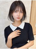 艶髪 カット 髪質改善 リタッチ 縮毛矯正 韓国風495
