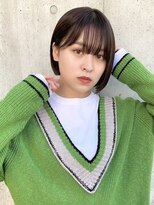 ニスル 町田店(NISURU) 似合わせカット/大人ガーリー/ダークアッシュ/着物/町田/町田駅