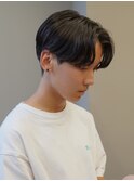 センターパートニュアンスパーマ韓国カルマパーマコンマヘア