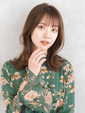 エスドットブルーム(S.BROOM) 【S.BROOM なんば】韓国風くびれミディアムレイヤースタイル