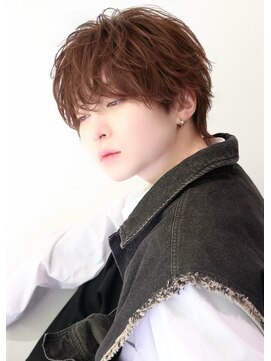 オーシャントーキョーウエスト 心斎橋 (OCEAN TOKYO WEST) ニュアンスマッシュカルマパーマコンマバングシースルー黒髪