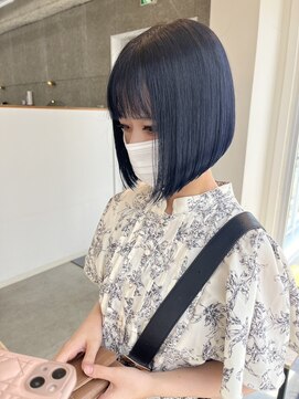 エヴァン(HEVIN) ネイビー☆ボブ