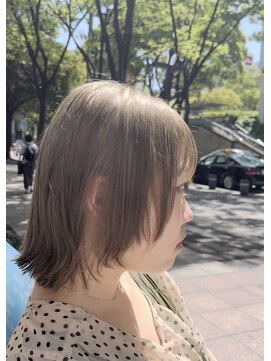 シアン 栄店(CYAN.) ハイトーンベージュカラー